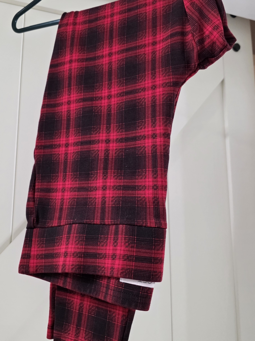 Loft Red and black plaid leggings! Game Day!!